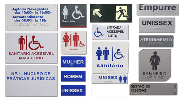 BRAILE E SINALIZAÇÃO VISUAL